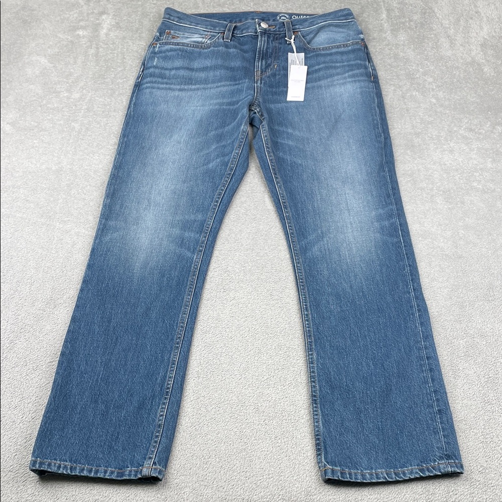 NEW Outerknown 29x30 The Dunes Straight SEA 100% Organic Cotton Men's Blue Jeans